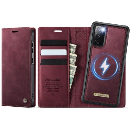 CaseMe C49 Magnetic RFID Blocking Detachable Wallet Leather Phone Case, For Samsung Galaxy S23+ 5G, For Samsung Galaxy S23 5G, For Samsung Galaxy A13 / A04s, For Samsung Galaxy S20 FE