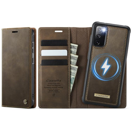 CaseMe C49 Magnetic RFID Blocking Detachable Wallet Leather Phone Case, For Samsung Galaxy S23+ 5G, For Samsung Galaxy S23 5G, For Samsung Galaxy A13 / A04s, For Samsung Galaxy S20 FE