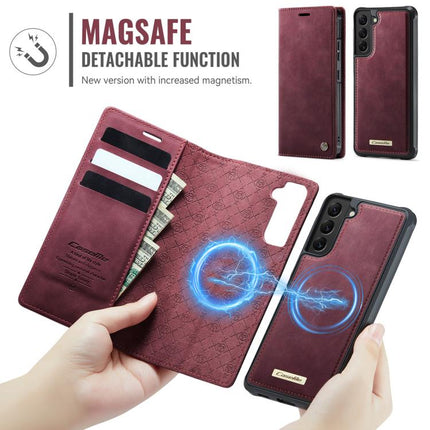CaseMe C49 Magnetic RFID Blocking Detachable Wallet Leather Phone Case, For Samsung Galaxy S22+ 5G, For Samsung Galaxy S22 5G, For Samsung Galaxy S21 FE 5G, For Samsung Galaxy S21 5G