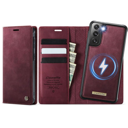 CaseMe C49 Magnetic RFID Blocking Detachable Wallet Leather Phone Case, For Samsung Galaxy A52 / A52s, For Samsung Galaxy S21 FE 5G, For Samsung Galaxy S21 5G, For Samsung Galaxy S21+ 5G