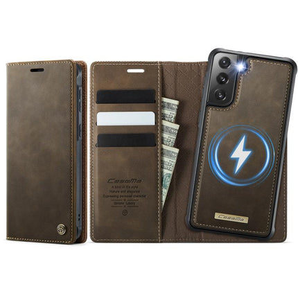 CaseMe C49 Magnetic RFID Blocking Detachable Wallet Leather Phone Case, For Samsung Galaxy A52 / A52s, For Samsung Galaxy S21 FE 5G, For Samsung Galaxy S21 5G, For Samsung Galaxy S21+ 5G