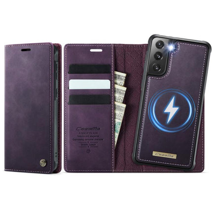 CaseMe C49 Magnetic RFID Blocking Detachable Wallet Leather Phone Case, For Samsung Galaxy A52 / A52s, For Samsung Galaxy S21 FE 5G, For Samsung Galaxy S21 5G, For Samsung Galaxy S21+ 5G