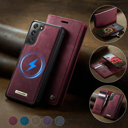 CaseMe C49 Magnetic RFID Blocking Detachable Wallet Leather Phone Case, For Samsung Galaxy S21 5G, For Samsung Galaxy S21+ 5G, For Samsung Galaxy S21 Ultra 5G, For Samsung Galaxy S20 Ultra