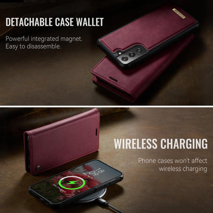 CaseMe C49 Magnetic RFID Blocking Detachable Wallet Leather Phone Case, For Samsung Galaxy S21 5G, For Samsung Galaxy S21+ 5G, For Samsung Galaxy S21 Ultra 5G, For Samsung Galaxy S20 Ultra