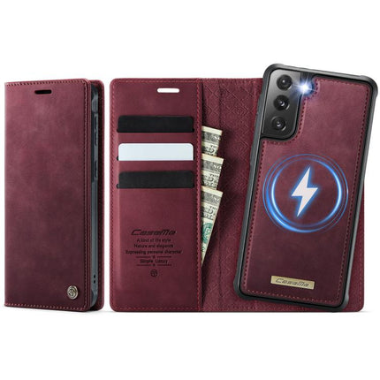 CaseMe C49 Magnetic RFID Blocking Detachable Wallet Leather Phone Case, For Samsung Galaxy A52 / A52s, For Samsung Galaxy S21 FE 5G, For Samsung Galaxy S21 5G, For Samsung Galaxy S21+ 5G
