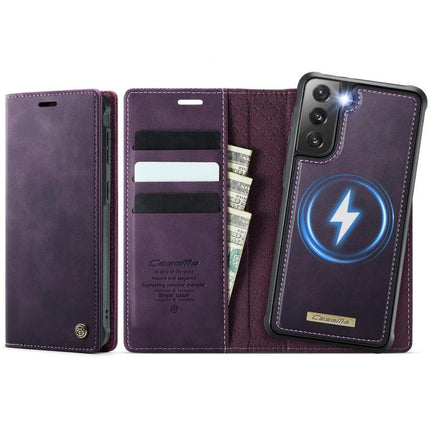 CaseMe C49 Magnetic RFID Blocking Detachable Wallet Leather Phone Case, For Samsung Galaxy A52 / A52s, For Samsung Galaxy S21 FE 5G, For Samsung Galaxy S21 5G, For Samsung Galaxy S21+ 5G