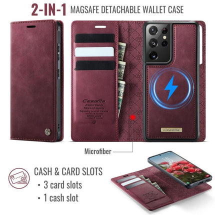 CaseMe C49 Magnetic RFID Blocking Detachable Wallet Leather Phone Case, For Samsung Galaxy S21 Ultra 5G, For Samsung Galaxy S20 Ultra, For Samsung Galaxy S20, For Samsung Galaxy S20+