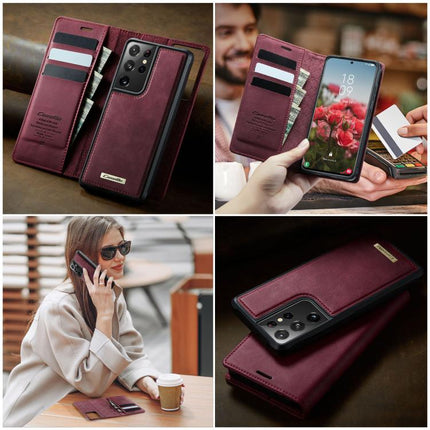 CaseMe C49 Magnetic RFID Blocking Detachable Wallet Leather Phone Case, For Samsung Galaxy S21 Ultra 5G, For Samsung Galaxy S20 Ultra, For Samsung Galaxy S20, For Samsung Galaxy S20+