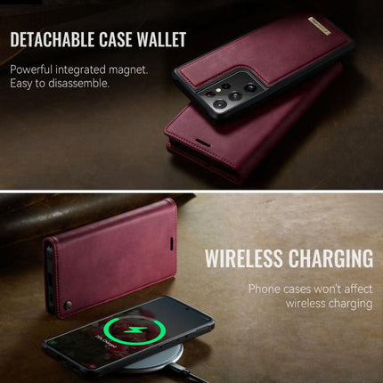 CaseMe C49 Magnetic RFID Blocking Detachable Wallet Leather Phone Case, For Samsung Galaxy S21 Ultra 5G, For Samsung Galaxy S20 Ultra, For Samsung Galaxy S20, For Samsung Galaxy S20+