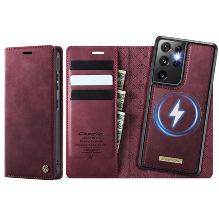 CaseMe C49 Magnetic RFID Blocking Detachable Wallet Leather Phone Case, For Samsung Galaxy S21 Ultra 5G, For Samsung Galaxy S20 Ultra, For Samsung Galaxy S20, For Samsung Galaxy S20+