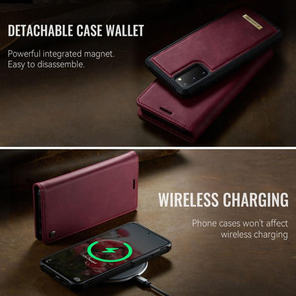 CaseMe C49 Magnetic RFID Blocking Detachable Wallet Leather Phone Case, For Samsung Galaxy S20, For Samsung Galaxy S20+, For Samsung Galaxy A17, For Samsung Galaxy S24 / S25