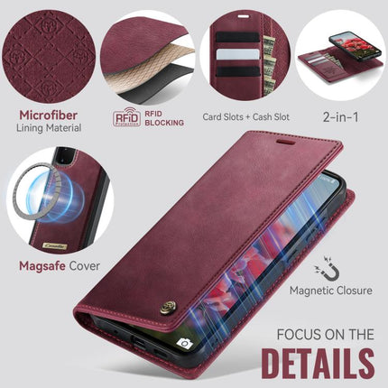 CaseMe C49 Magnetic RFID Blocking Detachable Wallet Leather Phone Case, For Samsung Galaxy S20, For Samsung Galaxy S20+, For Samsung Galaxy A17, For Samsung Galaxy S24 / S25