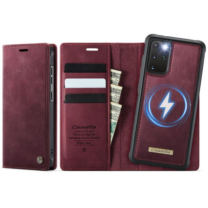 CaseMe C49 Magnetic RFID Blocking Detachable Wallet Leather Phone Case, For Samsung Galaxy S21 Ultra 5G, For Samsung Galaxy S20 Ultra, For Samsung Galaxy S20, For Samsung Galaxy S20+