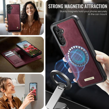 CaseMe C49 Magnetic RFID Blocking Detachable Wallet Leather Phone Case, For Samsung Galaxy A14 5G / M44, For Samsung Galaxy A55 / A35 5G, For Samsung Galaxy A13 / A04s, For Samsung Galaxy A52 / A52s