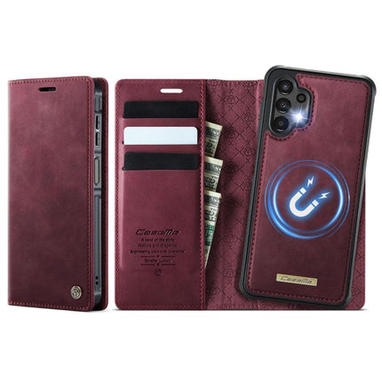 CaseMe C49 Magnetic RFID Blocking Detachable Wallet Leather Phone Case, For Samsung Galaxy A14 5G / M44, For Samsung Galaxy A55 / A35 5G, For Samsung Galaxy A13 / A04s, For Samsung Galaxy A52 / A52s