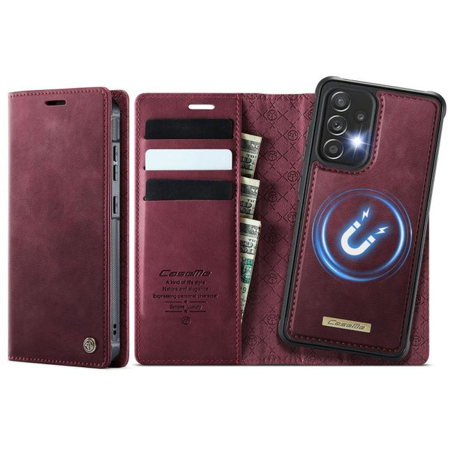 CaseMe C49 Magnetic RFID Blocking Detachable Wallet Leather Phone Case, For Samsung Galaxy A52 / A52s, For Samsung Galaxy S21 FE 5G, For Samsung Galaxy S21 5G, For Samsung Galaxy S21+ 5G