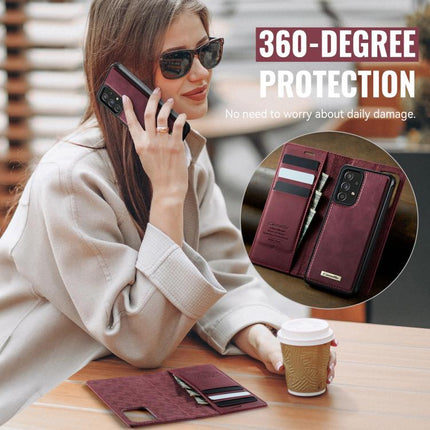 CaseMe C49 Magnetic RFID Blocking Detachable Wallet Leather Phone Case, For Samsung Galaxy A52 / A52s, For Samsung Galaxy S21 FE 5G, For Samsung Galaxy S21 5G, For Samsung Galaxy S21+ 5G