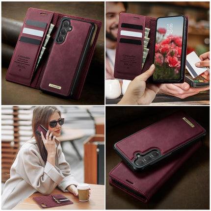 CaseMe C49 Magnetic RFID Blocking Detachable Wallet Leather Phone Case, For Samsung Galaxy S24 FE 5G, For Samsung Galaxy A14 5G / M44, For Samsung Galaxy A55 / A35 5G, For Samsung Galaxy S24 Ultra 5G