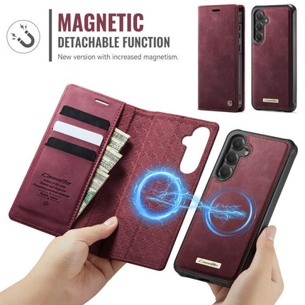 CaseMe C49 Magnetic RFID Blocking Detachable Wallet Leather Phone Case, For Samsung Galaxy S24 FE 5G, For Samsung Galaxy A14 5G / M44, For Samsung Galaxy A55 / A35 5G, For Samsung Galaxy S24 Ultra 5G
