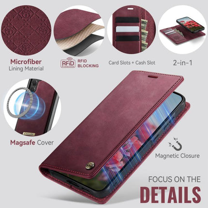CaseMe C49 Magnetic RFID Blocking Detachable Wallet Leather Phone Case, For Samsung Galaxy S24 FE 5G, For Samsung Galaxy A14 5G / M44, For Samsung Galaxy A55 / A35 5G, For Samsung Galaxy S24 Ultra 5G