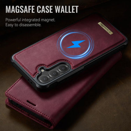 CaseMe C49 Magnetic RFID Blocking Detachable Wallet Leather Phone Case, For Samsung Galaxy S24 FE 5G, For Samsung Galaxy A14 5G / M44, For Samsung Galaxy A55 / A35 5G, For Samsung Galaxy S24 Ultra 5G