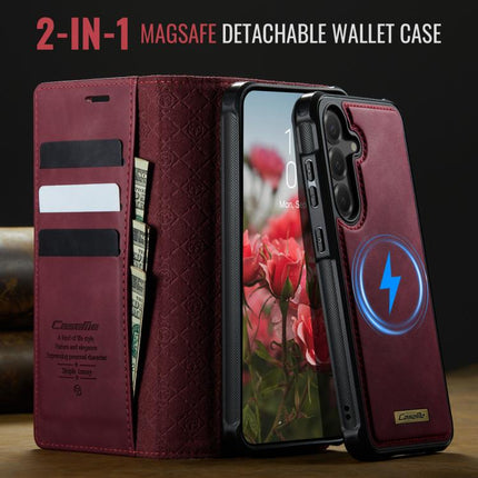 CaseMe C49 Magnetic RFID Blocking Detachable Wallet Leather Phone Case, For Samsung Galaxy S24 / S25, For Samsung Galaxy S24+ / S25+, For Samsung Galaxy S25 Ultra 5G, For Samsung Galaxy A16 5G