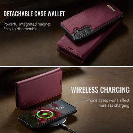 CaseMe C49 Magnetic RFID Blocking Detachable Wallet Leather Phone Case, For Samsung Galaxy S24 / S25, For Samsung Galaxy S24+ / S25+, For Samsung Galaxy S25 Ultra 5G, For Samsung Galaxy A16 5G