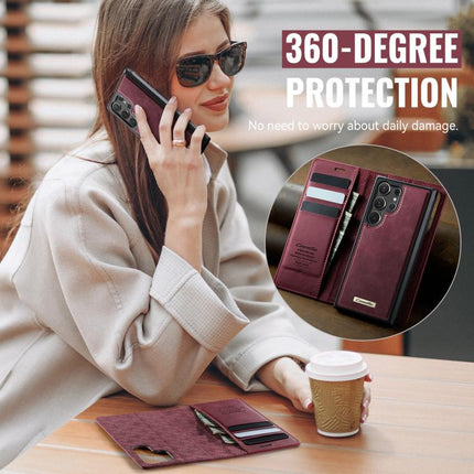 CaseMe C49 Magnetic RFID Blocking Detachable Wallet Leather Phone Case, For Samsung Galaxy S25 Ultra 5G, For Samsung Galaxy A16 5G, For Samsung Galaxy S24 FE 5G, For Samsung Galaxy S24 Ultra 5G