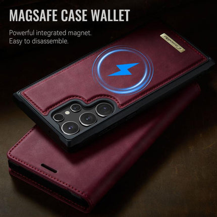 CaseMe C49 Magnetic RFID Blocking Detachable Wallet Leather Phone Case, For Samsung Galaxy S25 Ultra 5G, For Samsung Galaxy A16 5G, For Samsung Galaxy S24 FE 5G, For Samsung Galaxy S24 Ultra 5G