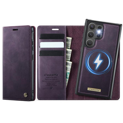 CaseMe C49 Magnetic RFID Blocking Detachable Wallet Leather Phone Case, For Samsung Galaxy S24 / S25, For Samsung Galaxy S24+ / S25+, For Samsung Galaxy S25 Ultra 5G, For Samsung Galaxy A16 5G