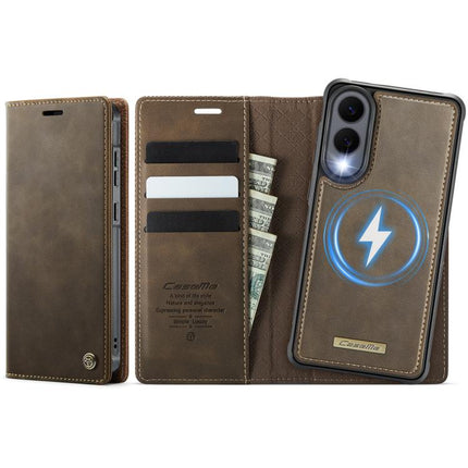 CaseMe C49 Magnetic RFID Blocking Detachable Wallet Leather Phone Case, For Samsung Galaxy A57 5G, For Samsung Galaxy A17, For Samsung Galaxy S25 Edge 5G, For Samsung Galaxy A56 5G