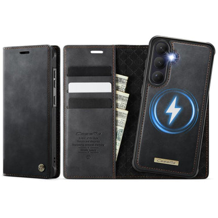 CaseMe C49 Magnetic RFID Blocking Detachable Wallet Leather Phone Case, For Galaxy S25 FE / S26 FE 5G, For Samsung Galaxy S26+ 5G, For Samsung Galaxy S26 Ultra 5G, For Samsung Galaxy S26 5G
