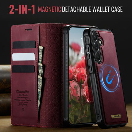 CaseMe C49 Magnetic RFID Blocking Detachable Wallet Leather Phone Case, For Samsung Galaxy A57 5G, For Samsung Galaxy A17, For Samsung Galaxy S25 Edge 5G, For Samsung Galaxy A56 5G