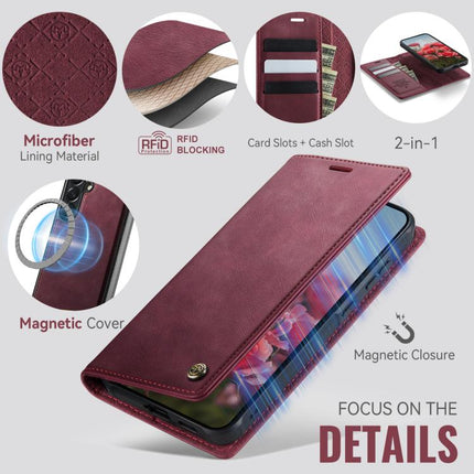 CaseMe C49 Magnetic RFID Blocking Detachable Wallet Leather Phone Case, For Samsung Galaxy A57 5G, For Samsung Galaxy A17, For Samsung Galaxy S25 Edge 5G, For Samsung Galaxy A56 5G