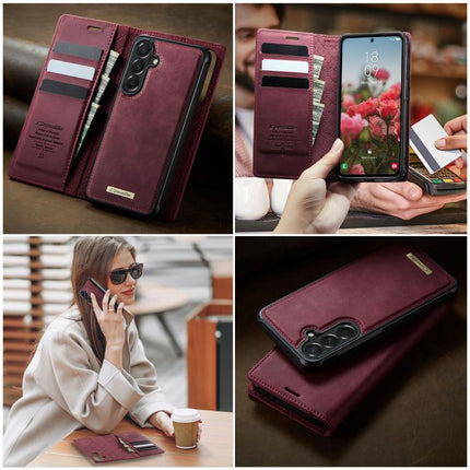 CaseMe C49 Magnetic RFID Blocking Detachable Wallet Leather Phone Case, For Samsung Galaxy A57 5G, For Samsung Galaxy A17, For Samsung Galaxy S25 Edge 5G, For Samsung Galaxy A56 5G