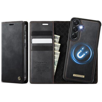 CaseMe C49 Magnetic RFID Blocking Detachable Wallet Leather Phone Case, For Samsung Galaxy A57 5G, For Samsung Galaxy A17, For Samsung Galaxy S25 Edge 5G, For Samsung Galaxy A56 5G