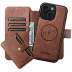 For iPhone 15 Plus / Brown