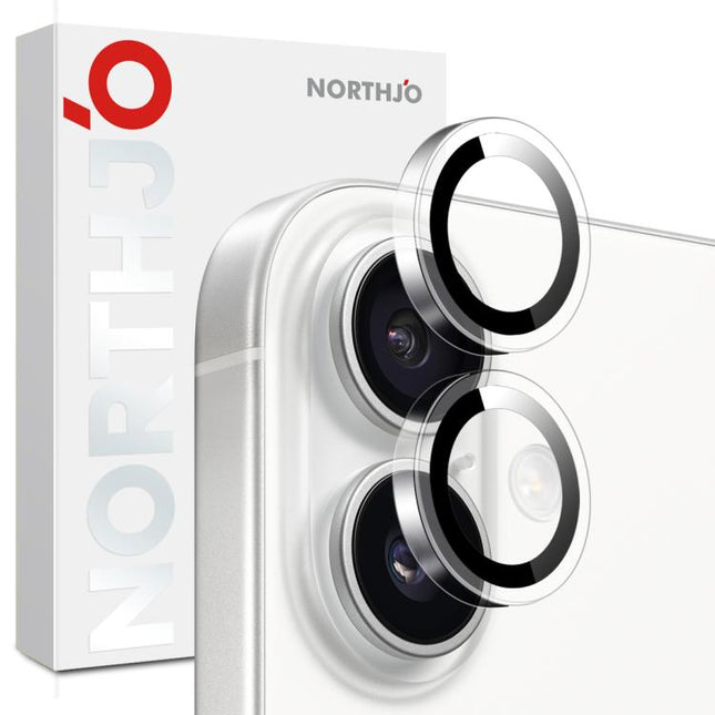 NORTHJO Camera Lens Protector Clear Ring Tempered Glass Film, For iPhone 18 Pro / 18 Pro Max, For iPhone 17 Pro / 17 Pro Max, For iPhone 17, For iPhone Air, For iPhone 16 Pro / 16 Pro Max, For iPhone 16 / 16 Plus, For iPhone 15 Pro / 15 Pro Max        ...