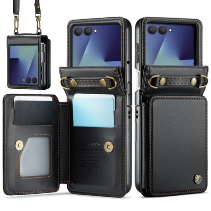 CaseMe C22 Card Slots Holder RFID Anti-theft Phone Case, For Galaxy Z Flip8 5G, For  Galaxy Z Flip7 5G, For  Galaxy Z Flip6 / Flip7 FE