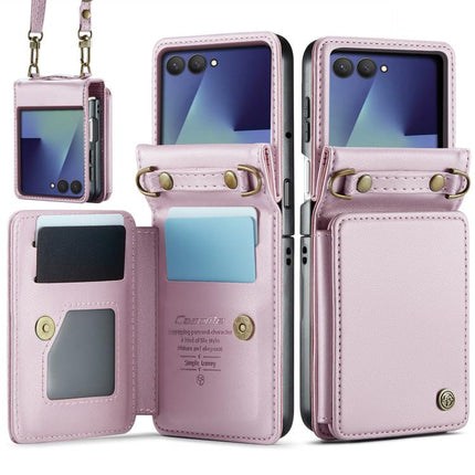 CaseMe C22 Card Slots Holder RFID Anti-theft Phone Case, For Galaxy Z Flip8 5G, For  Galaxy Z Flip7 5G, For  Galaxy Z Flip6 / Flip7 FE