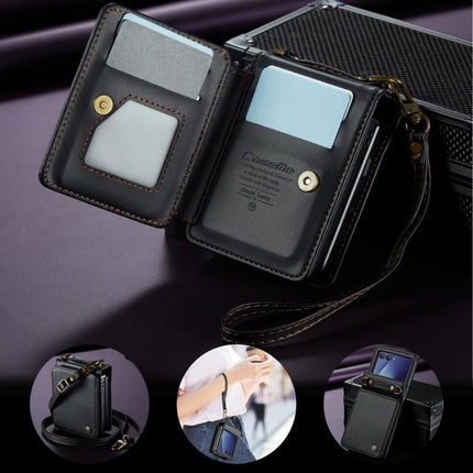 CaseMe C22 Card Slots Holder RFID Anti-theft Phone Case, For Galaxy Z Flip8 5G, For  Galaxy Z Flip7 5G, For  Galaxy Z Flip6 / Flip7 FE