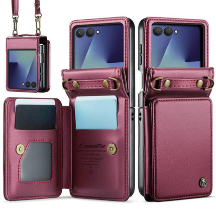 CaseMe C22 Card Slots Holder RFID Anti-theft Phone Case, For Galaxy Z Flip8 5G, For  Galaxy Z Flip7 5G, For  Galaxy Z Flip6 / Flip7 FE