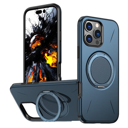 Kalebol Magnetic MagSafe Rotation Holder PC Phone Case, For iPhone 14 Pro, For iPhone 14 Pro Max, For iPhone 13 Pro Max