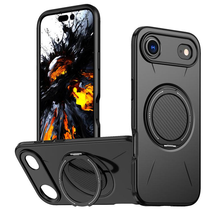 Kalebol Magnetic MagSafe Rotation Holder PC Phone Case, For iPhone Air, For iPhone 16 Pro Max, For iPhone 16 Pro