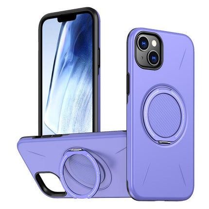 Kalebol Magnetic MagSafe Rotation Holder PC Phone Case, For iPhone 15 Pro, For iPhone 15, For iPhone 14