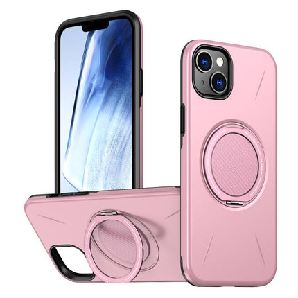 Kalebol Magnetic MagSafe Rotation Holder PC Phone Case, For iPhone 15 Pro, For iPhone 15, For iPhone 14