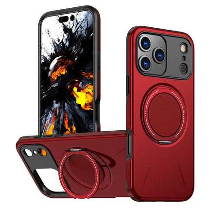 Kalebol Magnetic MagSafe Rotation Holder PC Phone Case, For iPhone 18 Pro, For iPhone 18 Pro Max, For iPhone 17e / 16e
