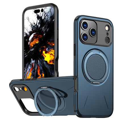 Kalebol Magnetic MagSafe Rotation Holder PC Phone Case, For iPhone 18 Pro, For iPhone 18 Pro Max, For iPhone 17e / 16e