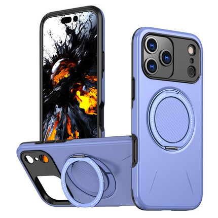Kalebol Magnetic MagSafe Rotation Holder PC Phone Case, For iPhone 18 Pro, For iPhone 18 Pro Max, For iPhone 17e / 16e