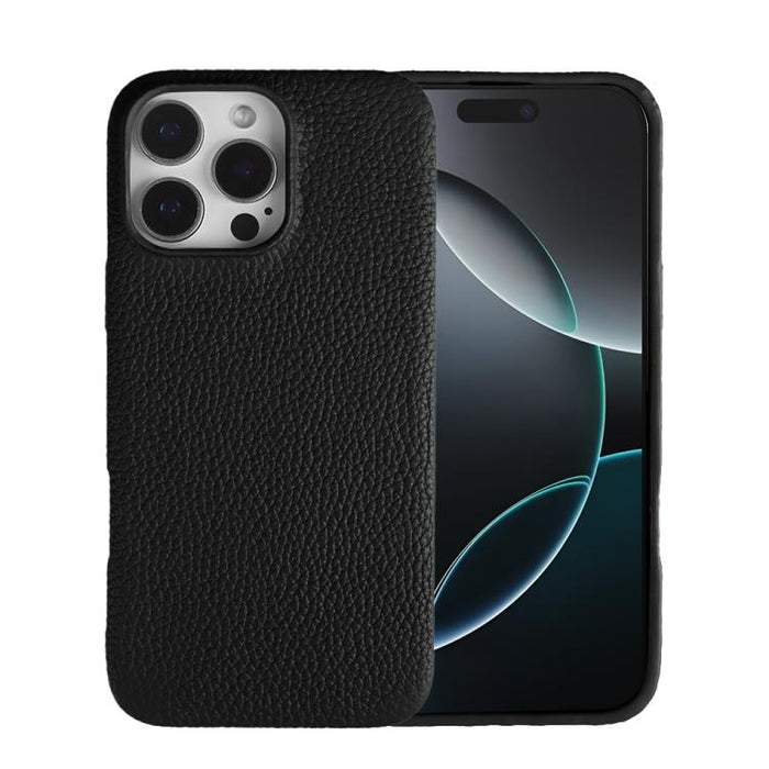 Litchi Texture Genuine Leather MagSafe Back Phone Case, For iPhone 12 Pro Max, For iPhone 12 Pro